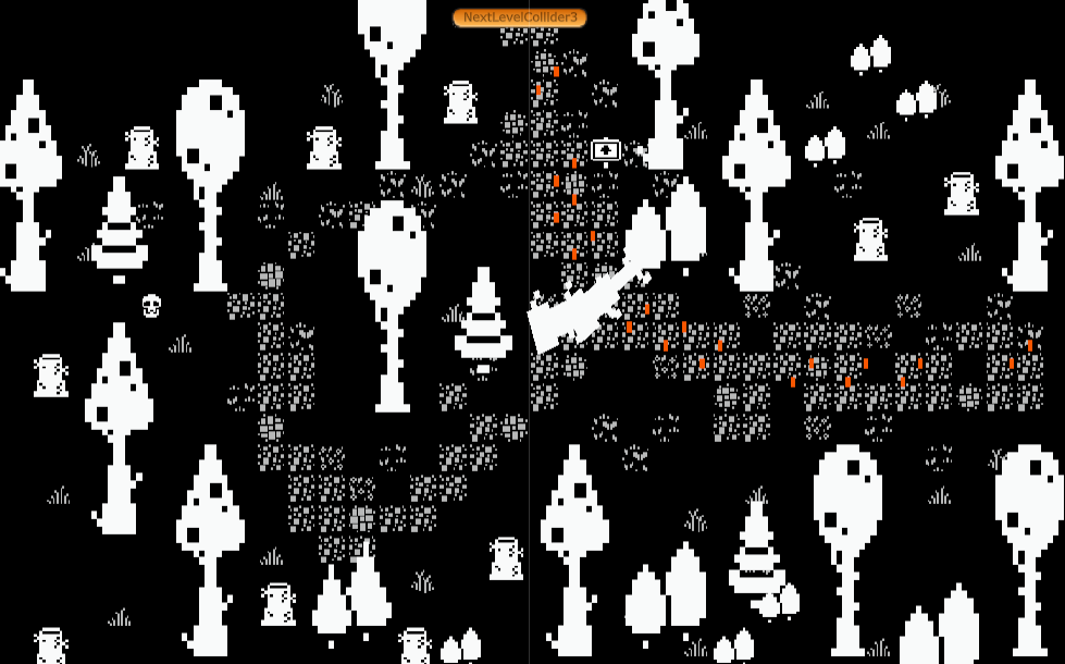 Full level screen from Unity editor